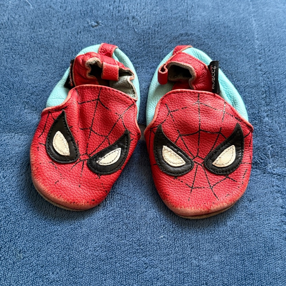 Marvel Red and Blue Spider-Man Baby Shoes